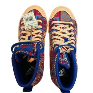 Adidas Bravada 2.0 Mid Platform Sneakers Womens 8.5 Multi Patchwork IF9133